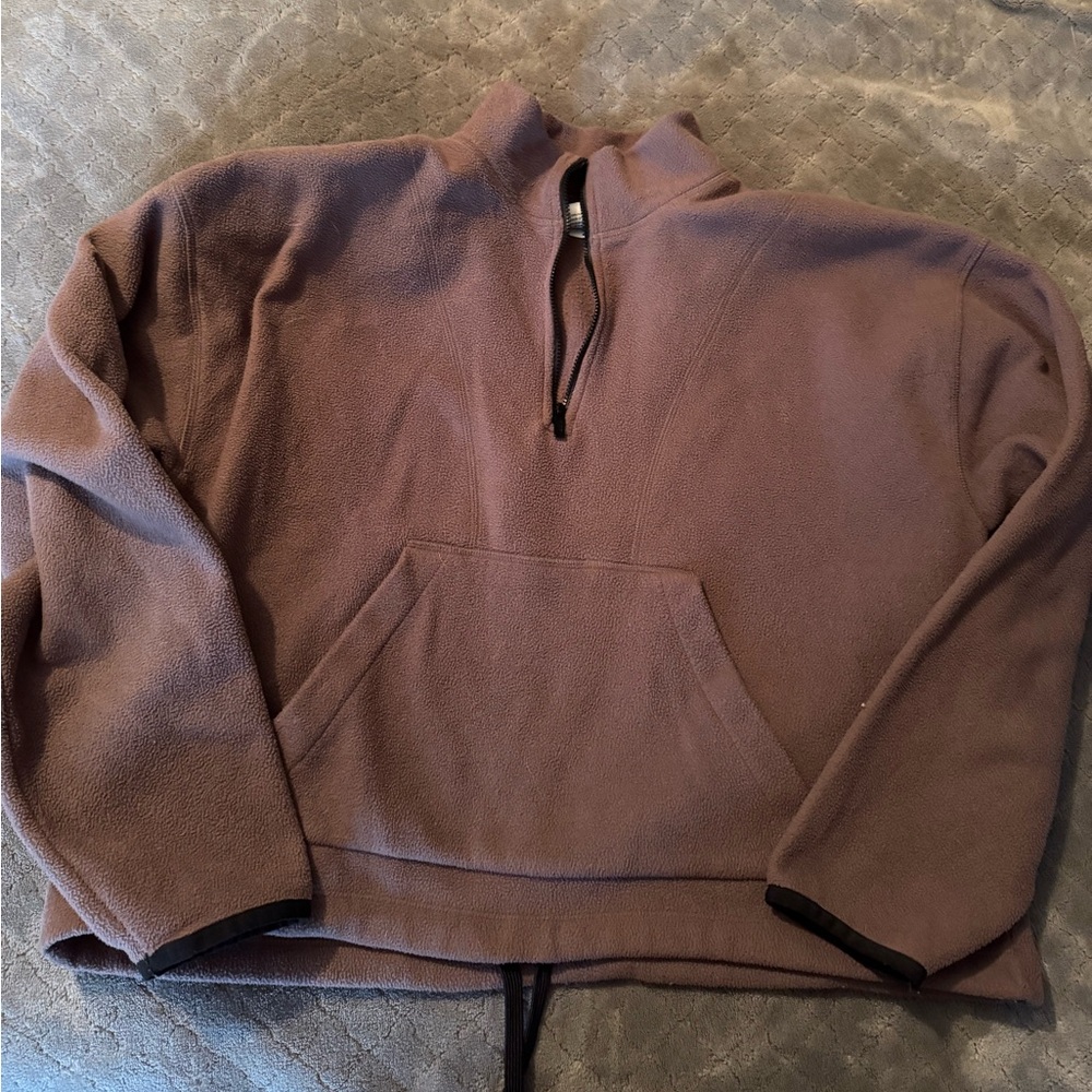 Pink fleece top